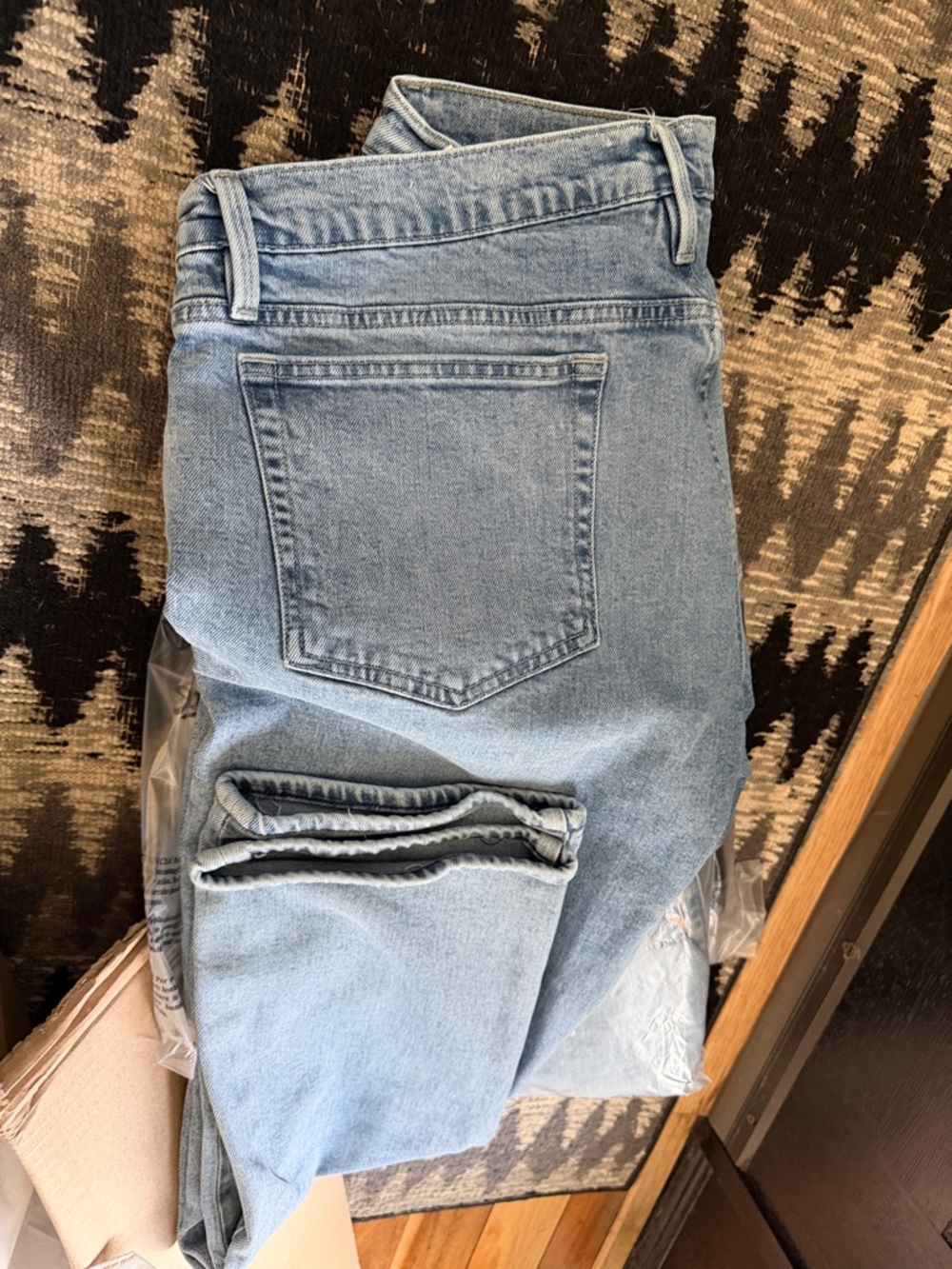 Frame Denim Slim Jeans in Light Blue Wash